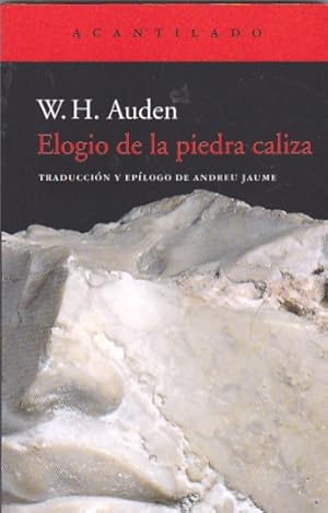 Seller image for Elogio de la piedra caliza for sale by LIBRERA GULLIVER