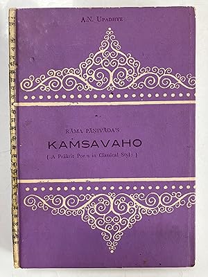Seller image for Rama Panivada's Kamsavaho : a Prakrit poem in classical style for sale by Joseph Burridge Books