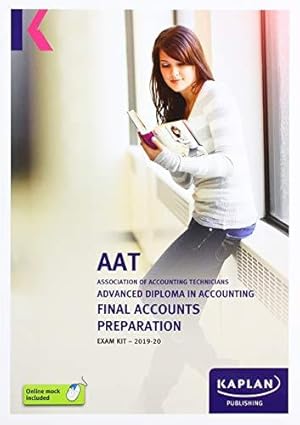 Seller image for FINAL ACCOUNTS PREPARATION - EXAM KIT for sale by WeBuyBooks