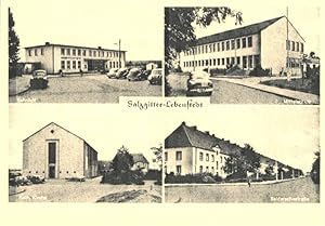 Postkarte Carte Postale 33069396 Lebenstedt Salzgitter Bahnhof Mittelschule Katholische Kirche Bad