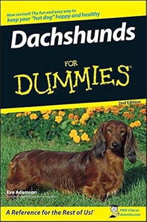 Bild des Verkufers fr Dachshunds For Dummies (For Dummies Series) zum Verkauf von WeBuyBooks