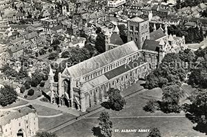 Postkarte Carte Postale 73082379 Albans St Abbey Fliegeraufnahme St. Albans