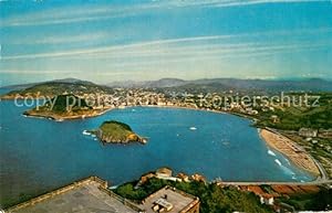 Postkarte Carte Postale 73123670 San Sebastian Pais Vasco ES Panorama Bucht