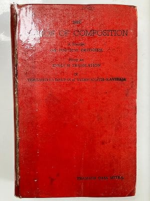 Seller image for The mirror of composition, a treatise on poetical criticism, being an English translation of the Sahitya-Darpana of Viswanatha Kaviraja for sale by Joseph Burridge Books