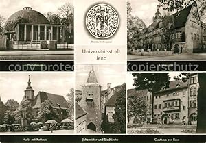 Postkarte Carte Postale 73031720 Jena Thueringen Planetarium Universitaet Markt Rathaus Johannist...
