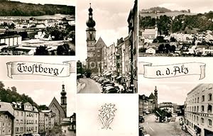 Postkarte Carte Postale 73016535 Trostberg Orts und Teilansichten Trostberg