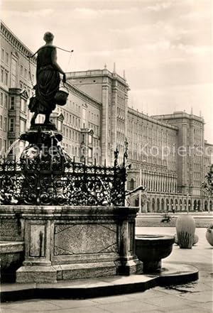 Postkarte Carte Postale 73033566 Leipzig Maegdebrunnen Ringhaus Leipzig