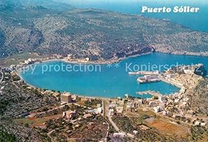 Postkarte Carte Postale 13122876 Puerto Soller Mallorca Vista Aerea Puerto Soller Mallorca