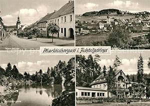Postkarte Carte Postale 73167644 Marktschorgast Marktplatz Goldbergsee Fichtelgebirge Grundmuehle...