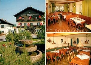 Postkarte Carte Postale 33198723 Haibuehl Gasthaus Metzgerei Pension Xaver Meindl Haibuehl