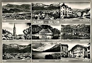 Postkarte Carte Postale 73248719 Kaltern Weinstrasse Tirol Gasthaus Neues Schwimmbad La Mendola K...