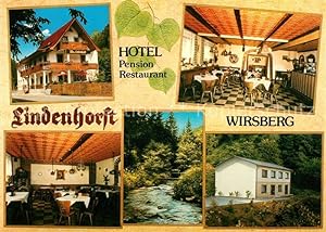 Postkarte Carte Postale 33199588 Wirsberg Hotel Pension Restaurant Lindenhorst Wirsberg