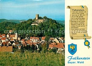 Postkarte Carte Postale 73240877 Falkenstein Oberpfalz Panorama Burg Falkenstein Oberpfalz