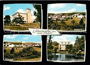 Postkarte Carte Postale 33181548 Ottweiler Calmesweiler Kirche Schloss Panorama Ottweiler