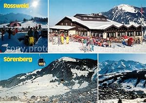 Postkarte Carte Postale 13286845 Soerenberg LU Bergrestaurant Rossweid Winter Soerenberg LU