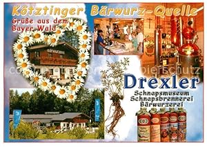 Postkarte Carte Postale 33210199 Bad Koetzting Schnapsmuseum Brennerei Drexler Bad Koetzting