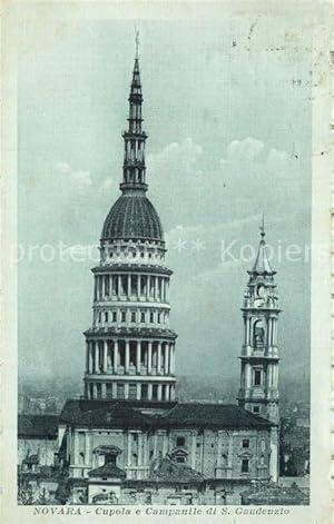 Seller image for Postkarte Carte Postale 73288890 Novara Cupola e Campanile die San Gaudenzio Novara for sale by Versandhandel Boeger