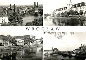 Postkarte Carte Postale 73280423 Wroclaw Widok ogolny Partien am Wasser Wroclaw