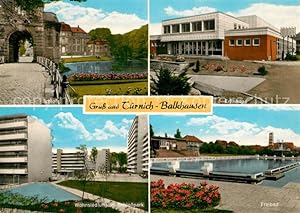 Postkarte Carte Postale 33200590 Balkhausen Rhein-Erft Schloss Erfthalle Freibad Wohnsiedlung im ...