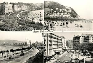 Postkarte Carte Postale 73319423 San Sebastian Pais Vasco ES Playa Paseo de la Concha Hotel de Lo...