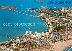 Postkarte Carte Postale 73477704 La Manga del Mar Menor Fliegeraufnahme La Manga del Mar Menor
