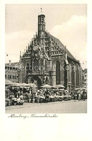 Postkarte Carte Postale 73293367 Nuernberg Frauenkirche Nuernberg