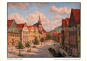 Postkarte Carte Postale 73295046 Kulmbach Obere Stadt Gemaelde Kulmbach