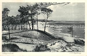 Postkarte Carte Postale 73360956 Stolpmuende Ostseebad Pommern Duenen Panorama Blick zum Strand S...