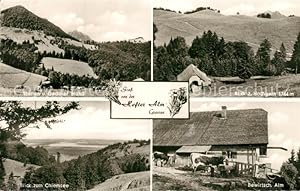 Postkarte Carte Postale 73281426 Grassau Chiemgau Hefter-Alm Staffen Gederer Wand Grassau Chiemgau