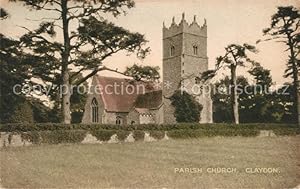 Postkarte Carte Postale 73327870 Claydon Parish Church Claydon