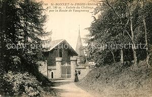 Postkarte Carte Postale 13483850 Saint-Bonnet-le-Froid EntrÃ e du Chateau par la Route de Vaugner...