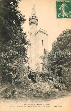 Postkarte Carte Postale 13486958 Saint-Prix Val-d Oise La Tour du Chateau de LÃ opold Double Sain...