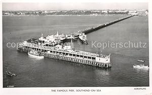 Postkarte Carte Postale 73295450 Southend-on-Sea Fliegeraufnahme Pier Southend-on-Sea