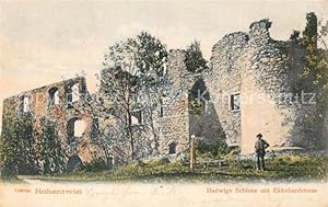 Postkarte Carte Postale 73303988 Hohentwiel Hadwigs Schloss mit Ekkehardsturm Hohentwiel