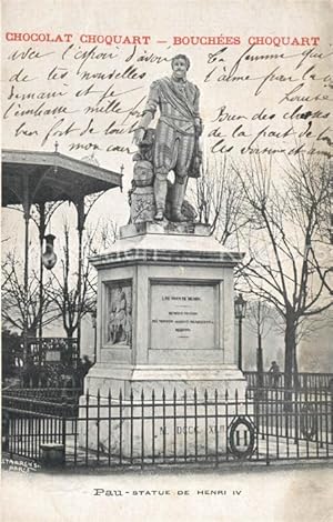 Postkarte Carte Postale 13374514 Pau Statue de Henri IV Pau