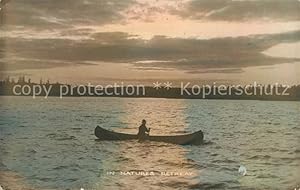 Postkarte Carte Postale 73304282 Wrangell Alaska Kajak auf dem See
