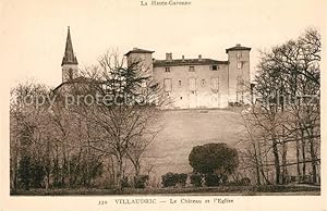 Postkarte Carte Postale 13500089 Villaudric Chateau et Eglise Villaudric