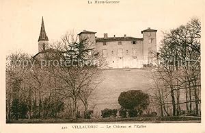 Postkarte Carte Postale 13500105 Villaudric Chateau et Eglise Villaudric