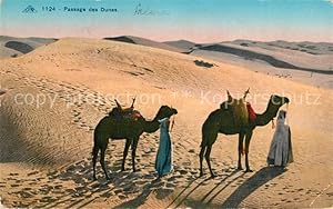 Seller image for Postkarte Carte Postale 73305229 Kamel Camel Chameau Passage des Dunes for sale by Versandhandel Boeger