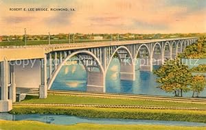 Postkarte Carte Postale 73316558 Richmond Virginia Robert Lee Bridge