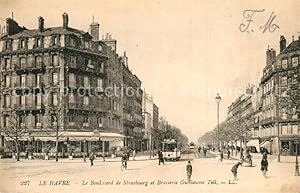 Image du vendeur pour Postkarte Carte Postale 13485438 Le Havre Boulevard de Strasbourg et Brasserie Guillaume Tell mis en vente par Versandhandel Boeger