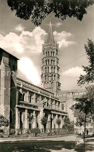 Postkarte Carte Postale 13499826 Toulouse Haute-Garonne Basilique Saint Sernin Port Miegeville To...