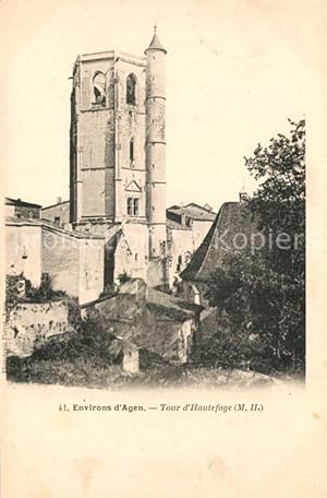 Postkarte Carte Postale 13504999 Hautefage-la-Tour La Tour Monument historique Hautefage-la-Tour