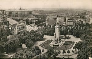 Postkarte Carte Postale 73332560 Madrid Spain Plaza de Espana Monumento Madrid Spain