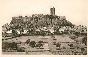 Postkarte Carte Postale 13359213 Polignac Haute-Loire Vue du village avec Chateau Polignac Haute-...