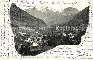 Bild des Verkufers fr Postkarte Carte Postale 13486842 Brides-les-Bains Panorama et Glaciers de la Vanoise Alpes Brides-les-Ba zum Verkauf von Versandhandel Boeger