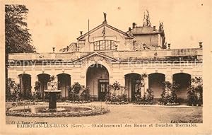 Postkarte Carte Postale 13499802 Barbotan les Bains Etablissement des Boues et Douches thermales