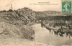 Postkarte Carte Postale 13505638 Montvalent Christ de Mirandol la Dordogne Paysage Montvalent