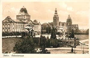 Postkarte Carte Postale 13514371 Stettin Szczecin Pommern Hakenterrasse