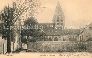 Postkarte Carte Postale 13486933 Herblay Eglise Herblay